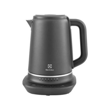 Imagem de Chaleira elétrica electrolux inox preta expert tecnologia perfect sens