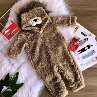 Imagem de Macacão Pijama Infantil Kigurumi De Luxo - Pronta Entrega - panda - dá
