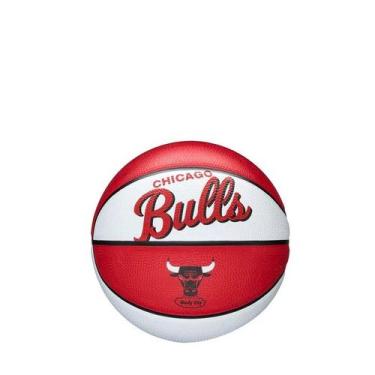 Imagem de Bola de Basquete Wilson NBA Team Retro Mini Chicago Bulls 3