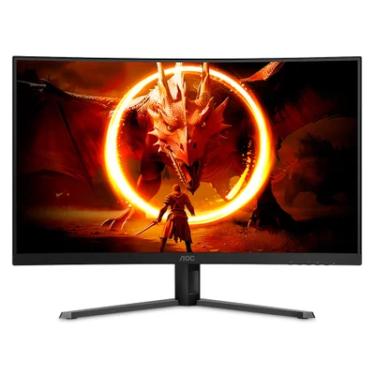 Imagem de Monitor Gamer Curvo Agon Quad 32 Aoc Wqhd, 180hz, 0.5ms Com 3.500:1 De Contraste - Cq32g4e/57 - Bivolt