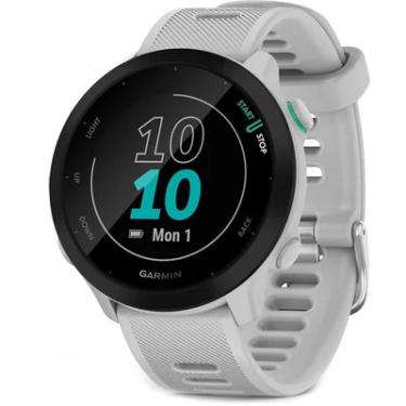 Imagem de Relógio Garmin Forerunner 55 Branco Com Monitor Cardíaco De Pulso E Gps
