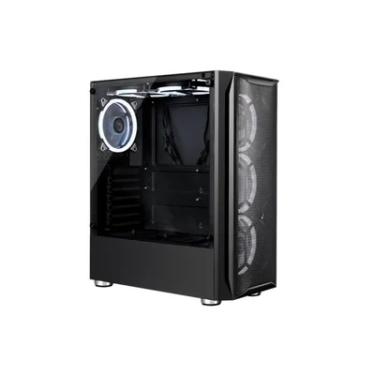 Imagem de Gabinete Gamer Rise Mode Z3 Glass, Lateral em Vidro Fumê, Sem FANs, Preto - RM-Z03-03-FB