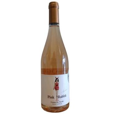 Imagem de Vinho rose pink rabbit syrah e ganache frança