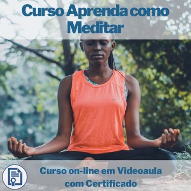 Imagem de Curso on-line em videoaula Aprenda como Meditar com Certificado