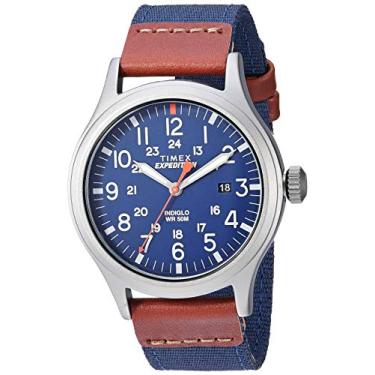 Imagem de Timex Relógio masculino Expedition Scout 40, Blue/Brown/Gray
