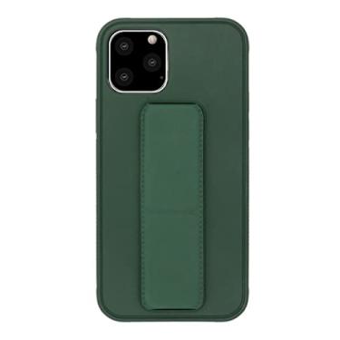 Imagem de Suporte suporte estojo para Samsung Galaxy S21 Ultra S20 FE S10 Plus Note 20 S 10 A42 A51 A71 Capa de pulseira de couro, DRAK GREEN, para Samsung M51