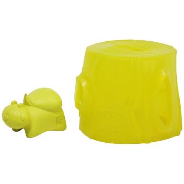 Imagem de Outward Hound Kyjen 2454 Hide A Squirrel Extreme Brinquedos interativos de borracha para barulho grande, amarelo