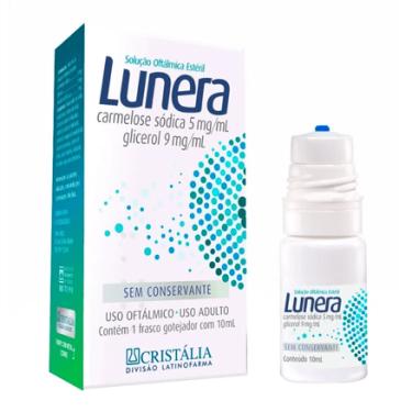 Imagem de Colírio Lubrificante Hidratante Lunera 10ml CRISTÁLIA