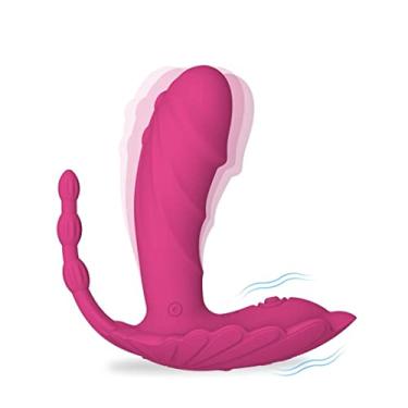 Imagem de Vibrador Feminino 3 em 1 Com Controle Remoto Brinquedos Sexuais Estimulador Clitóris & Ponto G Erótico Zatla (Rosa)