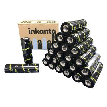 Imagem de Kit 24 Un Ribbon Cera 110x74 Importado - Argox Zebra Elgin