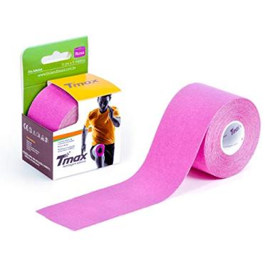 Imagem de Fita Bandagem Adesiva Elástica Kinesio Tape Tmax - Original - ROSA