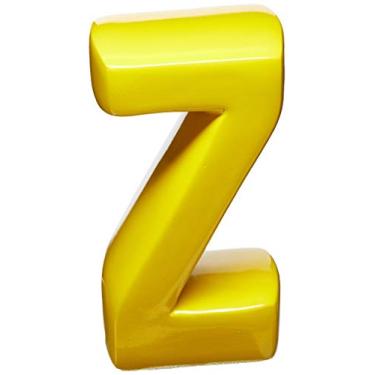 Imagem de Letra Z Decorativa Ceramicas Pegorin Amarelo