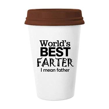 Imagem de Caneca de cerâmica com a frase Best Father para o dia dos pais, copo de café e cerâmica