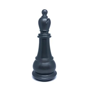 Imagem de Peça Decorativa de Xadrez Bispo Cor Chumbo