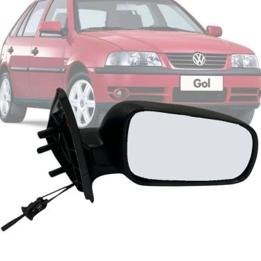 Imagem de Par Retrovisor Manual Gol Parati Saveiro G3 G4 1999 Até 2008