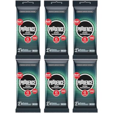 Imagem de Kit Preservativo Extra Texturizado Prudence 36 Camisinhas Extra Texturizadas