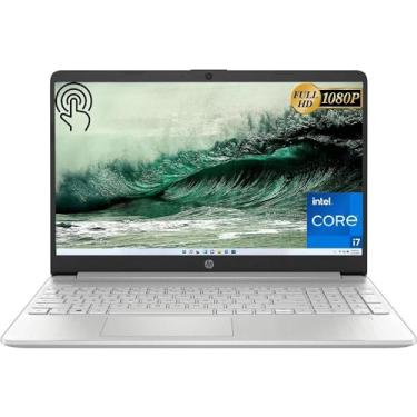 Imagem de HP O mais novo laptop de tela sensível ao toque Full HD de 15,6 polegadas, 16 GB de RAM, armazenamento SSD de 1 TB, processador Intel Core i7-1255U até 4,7 GHz, bateria de longa duração, câmera HD,