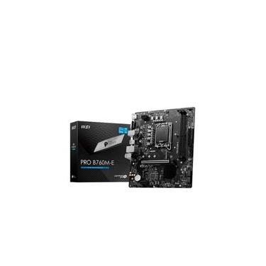 Imagem de Placa Mãe MSI Pro B760M-E, Intel LGA 1700, M-ATX, DD4 - PRO B760M-E DDR4