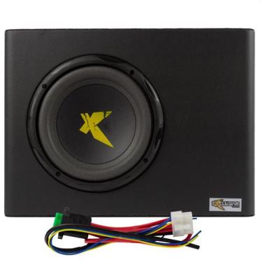 Imagem de Caixa Amplificada Sub 8 Pol Exclusive Slim 300w Ativa Grave
