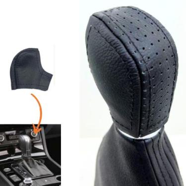 Imagem de Capa Couro Manopla Câmbio Automático Touareg 2011 2012 2013 2014 2015 