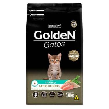 Imagem de Ração Golden Gatos Filhotes Sabor Frango 3 kg - PREMIER