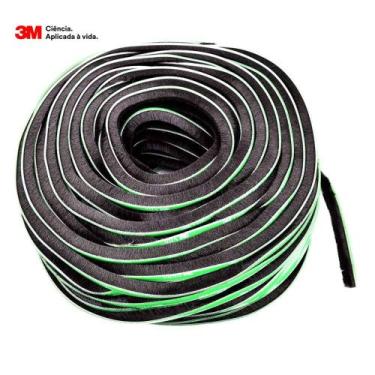 Imagem de Veda Fresta Adesivo Vedação Janela Porta Box Armário 7x18 - 10 Metros 