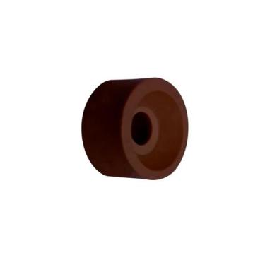 Imagem de Suporte Redondo Para Prateleiras 8 X 15 Mm Marrom 100 Un - Mark, Redon