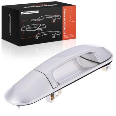 Imagem de A-Premium Maçaneta externa do lado do passageiro traseiro direito compatível com Ford Explorer 2002-2010, Explorer Sport Trac 2007-2010, Verniz de bétula prata metálico, substituição #