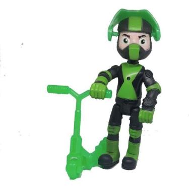 Imagem de Boneco Action Figure Ben 10 Patinete Miniatura H8 - Fabricação Chinesa