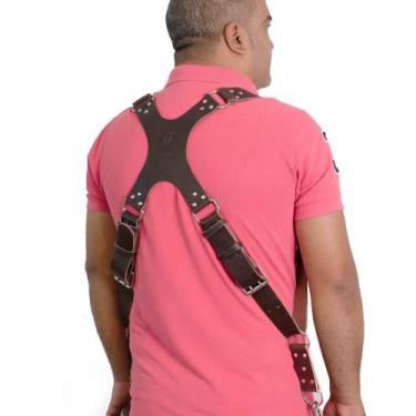 Imagem de Alça Dupla X-Double Em Couro Legitimo Cameras Dslr Double Strap - dedc
