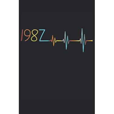 Imagem de Herzschlag 34. Geburtstag 34 Jahre Geboren 1987 Heartbeat Frequenz: KALENDER - Lustiges Retro Geburtstags Geschenk, Geschenkidee - A5 (6x9) - 150 ... Buch, To-Do Liste, Geburtstag, Jahrgang, Spru