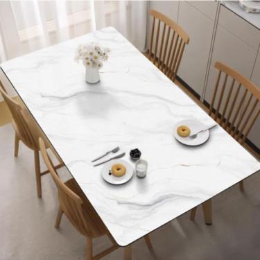 Imagem de Tapete de mesa antiescaldante, protetor de mesa, retangular, à prova de óleo, capa de mesa para mesa de jantar, cofre estilo escandinavo 01||70 x 120 cm