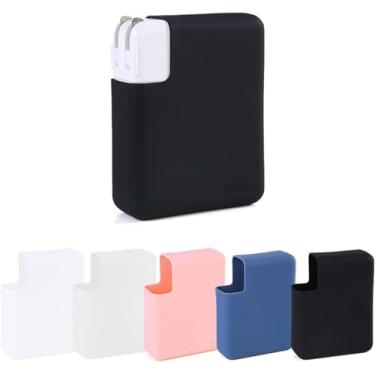 Imagem de Capa de carregador de silicone macio e fino para MacBook Pro/Max 16 polegadas M3 M4 2023/2024 (modelo: A2991/A3403/A3186) e 2021+ Pro de 16,2 polegadas (modelo: A2485), capa adaptador de carregador