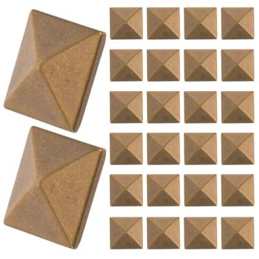 Imagem de DIYEAH Rebites Decorativos De Cobre Com Fundo Em Formato De Pirâmide Para Roupas E Calçados
