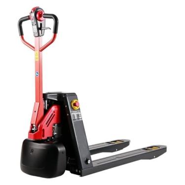Imagem de Paleteira Porta-paletes totalmente elétrico, porta-paletes com energia de lítio para manuseio de materiais, armazém, supermercado com capacidade de 3300LBS Palete Jack(56cm)
