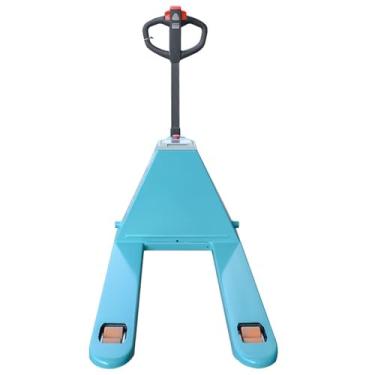 Imagem de Paleteira Macaco de palete elétrico, caminhão de palete resistente, capacidade de 3300lbs, garfos movidos a lítio, elevador para espaços estreitos Palete Jack(55cm)
