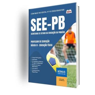 Imagem de Apostila SEE-PB  - Professor de Educação Básica IV - Educação Física -