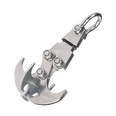 Imagem de Mosquetão de sobrevivência de aço inoxidável multifuncional de emergência para equipamentos de escalada ao ar livre