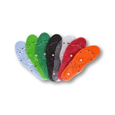 Imagem de Palmilha Magnetica Ortopedica Transparente De Gel Massagem Com Infravermelho Longo e Aroma Anti Odor (Confort Gray, 41-43)