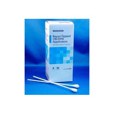 Imagem de Mckesson Aplicador de eixo de papel Puritan Ob/GYN e proctoscópico 20,3 cm Tamanho da cabeça 5/81.3 cm - Caixa com 50