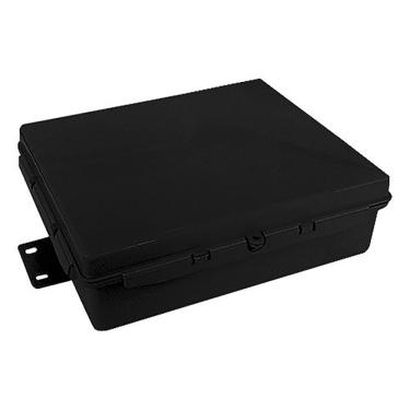 Imagem de Caixa Hermetica Multitoc Preta Vedada 25x20x8 Completa