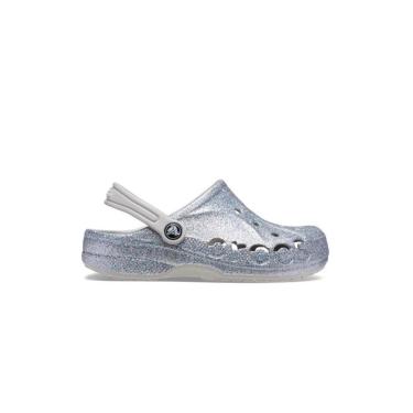 Imagem de Sandália crocs baya glitter clog silver-Unissex