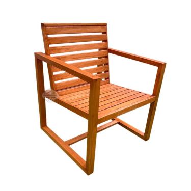 Imagem de Banco Poltrona Madeira De Demolição Modelo Régua Sudeste Rústico