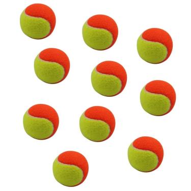 Imagem de Bola De Beach Tennis Kit 10 Bolinhas Pack Tênis Praia Areia Esporte Treino