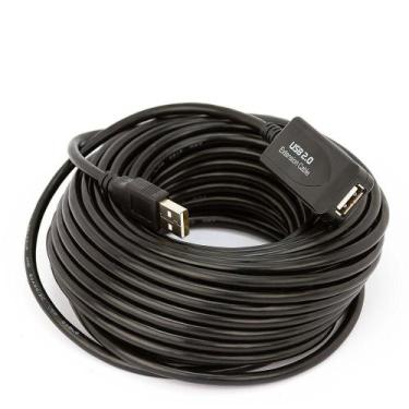 Imagem de Cabo Extensor Amplificado Usb 2.0 - 10 Metros - Cirilo Cabos