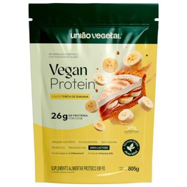 Imagem de Vegan Protein 26g de Proteína Vegana | BCAAs, Vitaminas D₂ e B₁₂ | Para Massa Magra e Imunidade | 805 g (805g, Torta de Banana)