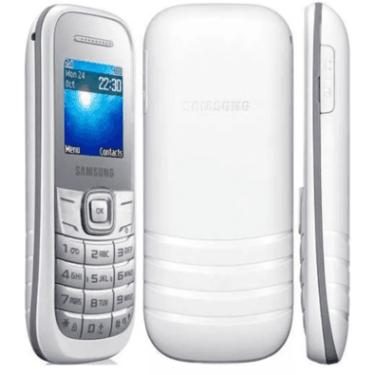 Imagem de Celular Samsung E1207y Para Idosos Keystone 1207 Dual Sim Tela 1.52" Radio Fm Branco