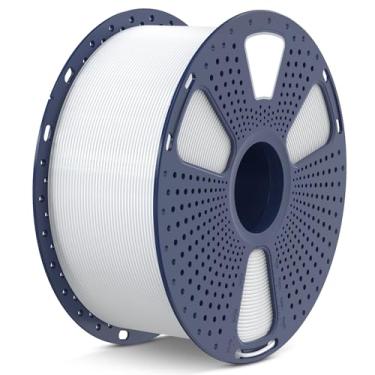 Imagem de SUNLU Carretel grande filamento PETG de 3 kg, filamento de impressora 3D PETG 1,75 mm, menos amarração boa camada de adesão alta resistência, filamento de rolo grande, carretel de 3 kg (3 kg), branco