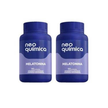 Imagem de Kit 2 Suplemento Melatonina Com 90 Comprimidos - Neo Química