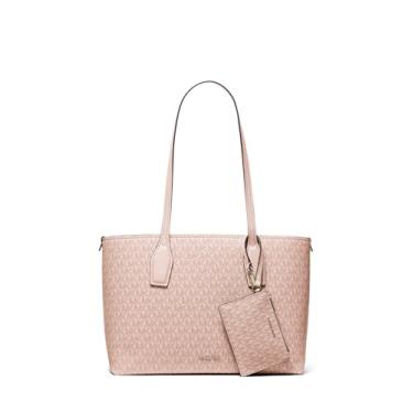 Imagem de Michael Kors Bolsa Charlie Média com Zmall Zip Case, Ferragens douradas/Tonal MK Signature Coated Sarja/Ballet Multi